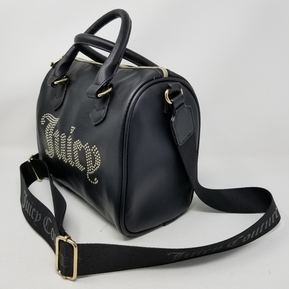 Juicy Couture Be Classic II Satchel Tic Tok Bag Logo Y2K  Crossbody 90s Coquette - Picture 2 of 16
